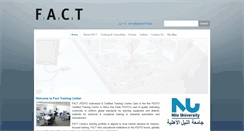 Desktop Screenshot of fact-nu.com